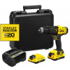 SFMCD711C2K-QW 18 V AKU STANLEY FATMAX V20 DVOURYCHLOSTNÍ PŘÍKLEPOVÁ VRTAČKA