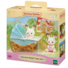 Sylvanian Families 5432 Dvojčátka čokoládových králíků v kočárku