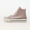 Tenisky Converse Chuck Taylor All Star Lift Platform Glitter Dusty Cinder/ Egret/ Black EUR 36 EUR 36