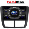 TomiMax Subaru Forester Android 14 autorádio s WIFI, GPS, USB, BT HW výbava: 4 Core 1GB+16GB LOW