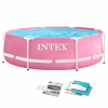 Bazén Intex s kruhovým rámom 244 x 244 cm (Rámový záhradný bazén 244x76 5v1 INTEX SET)