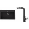 Set Alveus (dřez Atrox 40 Black 91 + baterie Siros Black 91) SETA25070