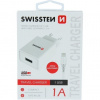 Swissten Síťový Adaptér Smart Ic 1X Usb 1A Power + Datový Kabel Usb / Lightning 1,2 M Bílý 22067000