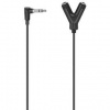 Kábel Hama rozdvojka jack 3, 5mm, 1Xm/2XF, 20Cm (205190)