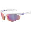 Cyklistické okuliare Alpina NYLOS HR white-purple (4003692301116)