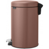 Odpadkový kôš s pedálom NewIcon 12 l taupe