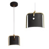 Toolight Toolight, Stropné svietidlo APP934-1CP Elegent Black, čierna-zlatá, OSW-03233