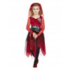 KOSTÝM STRAŠIDELNÁ NEVESTA PIÓR HALLOWEEN 116