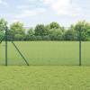 zahrada-XL Plot s stĺpmi Zelená 1.4 x 10 m Oceľ 3351698