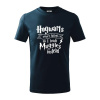 Harry - Hogwarts wasn’t hiring, so I teach Muggles instead - Tričko detské bavlnené - 104-110cm / 3-4 roky ( Tmavomodrá (takmer čierna) )