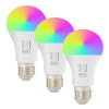 IMMAX IMMAX NEO SMART sada 3x žárovka LED E27 11W RGB+CCT barevná a bílá, stmívatelná, Zigbee, TUYA