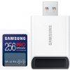 SAMSUNG PRO Ultimate SDXC 256GB + USB Adaptér / CL10 USH-I U3 / V30 MB-SY256SB/WW