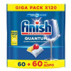 Finish Quantum All in 1 Lemon tablety do umývačky 120ks