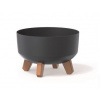 PROSPERPLAST Kvetináč GRACIA LOW 28,5 cm antracit