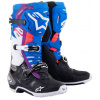 topánky TECH 10 SUPERVENTED, ALPINESTARS, perforované (modrá/fialová/ružová)