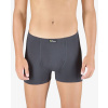GINA pánské boxerky kratší nohavička, šité, s potiskem Eco Bamboo 73129P - tm. šedá olivová - 50/52