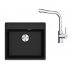 Franke Sety - Kuchynský set G255O, fragranitový drez MRG 610-52 RTL a batéria FS 3230.031, ónyx/chróm 114.0700.708