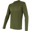 Pánské termo tričko SENSOR Merino active pt track zelená Velikost: M, Barva: Zelená