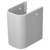 Duravit Happy D.2 - Polostĺp, biela 0858320000