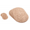 MAKRO - Podložka korok Ovál 4 + 4ks 40x25cm
