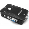 KVM prepínač VGA 2x1 s 3xUSB HUB BOX