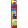 Farebné ceruzky Grip 2001, 6 rôznych farieb FABER-CASTELL 05-0019 4005401124061