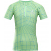Alpine Pro Lattero Detský cyklo dres KTSA432 neon green gecko 152-158