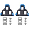 SHIMANO zarážky SPD SL SM-SH12 s vůlí, modro-černé
