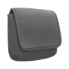 kwmobile Cable Organiser Bag - Soft Ochranný Neoprene Tech Pouch - 16 x 12 cm - Cable Travel Organiser Storage with 2 Interior Mesh Pockets - Light šedá