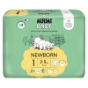MUUMI Baby 1 Newborn 2–5 kg (25 ks), eko plienky