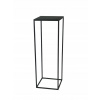 Stojan na rastliny v stojane Metal Loft, čierny 70 cm
