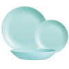 LUMINARC Obedová súprava Diwali Turquoise 18 ks