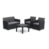 Allibert CLAIRE 2 SEATERS SOFA set grafit