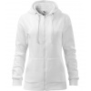Malfini Trendy Zipper Dámska mikina 411 biela M