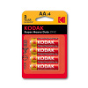 Kodak Super Heavy Duty Zinc AA, 1,5V tužkové baterky 4 ks, AA