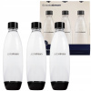 3X FĽAŠE SODASTREAM ČIERNE 1 L USADENINA DO SATURÁTORA DO UMÝVAČKY RIADU