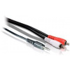 Kábel Philips 3,5 mm jack / 2x RCA, 1,5 m (SWA2527W/10) čierny
