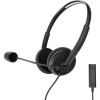 Energy Sistem Headset Office 2+, komunikační sluchátka s mikrofonem, ovládání hlasitosti a ztlumován 452026