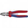 KNIPEX 02 02 180 Silové kombinované kleště, vícesl. návleky, fosfátováno na černo/leštěno, 180 mm