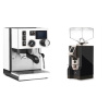 Rancilio Silvia BC PID, white + Eureka Mignon Specialita, CR black