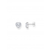 Thomas Sabo H2305-051-14 Silver Halo-Ear Studs in Heart Shape 9,0 mm