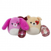 SQUISHMALLOWS 1+1 Ružový a Svetlý pes - Sager a Cooper