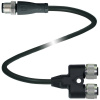 Pepperl+Fuchs V1-G-T-BK5M-PUR-A-V1-G rozdeľovač a adaptér pre senzory - aktory, 286755, piny: 4, 4, 5 m, 1 ks; 286755