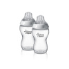 Tommee Tippee Dojčenská Fľaša C2N 340ml 2ks 3m+