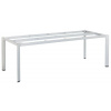 KETTLER Stolová kostra EDGE 220x95cm - strieborná