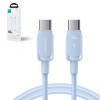 Joyroom Joyroom Type-C - Type-C Cable 100W, 480Mb/s, 1.2m, Blue (S-CC100A14)