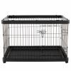 Flamingo Kennel Straps Black 97,5x69,5x66,5cm - chovateľská klietka, na kolieskach