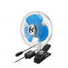 RUZNE Ventilátor do auta Peiying 24V, pr.17cm s klipsňou, kovový