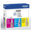 atramentová náplň BROTHER BT-5000 C/M/Y Pack DCP-T300/T500W/T700W (3x 5000 str.) (BT5000CLVAL)