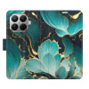 Flip pouzdro iSaprio - Xiaomi 15T Pro - Blue Flowers 02 s kapsičkami na karty (Flipové knížkové pouzdro, obal, kryt iSaprio s přihrádkami na karty a motivem)